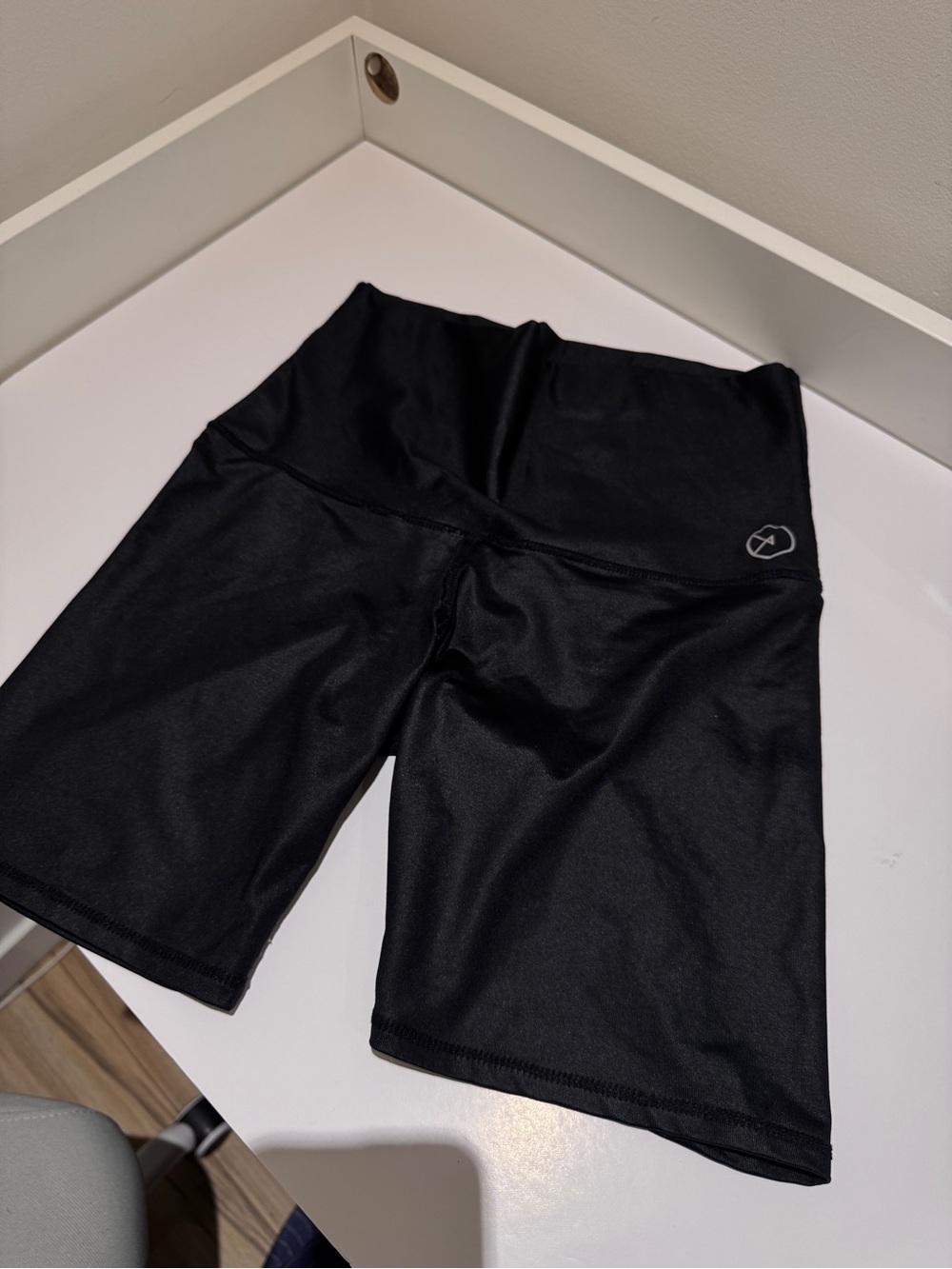 High-Waist Black Women’s Bike Shorts